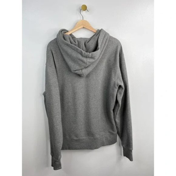 Acne Studios Ferris Face Ribbed Long Sleeve Men's Hoodie Gray Size: Large NWOT - Picture 7 of 8